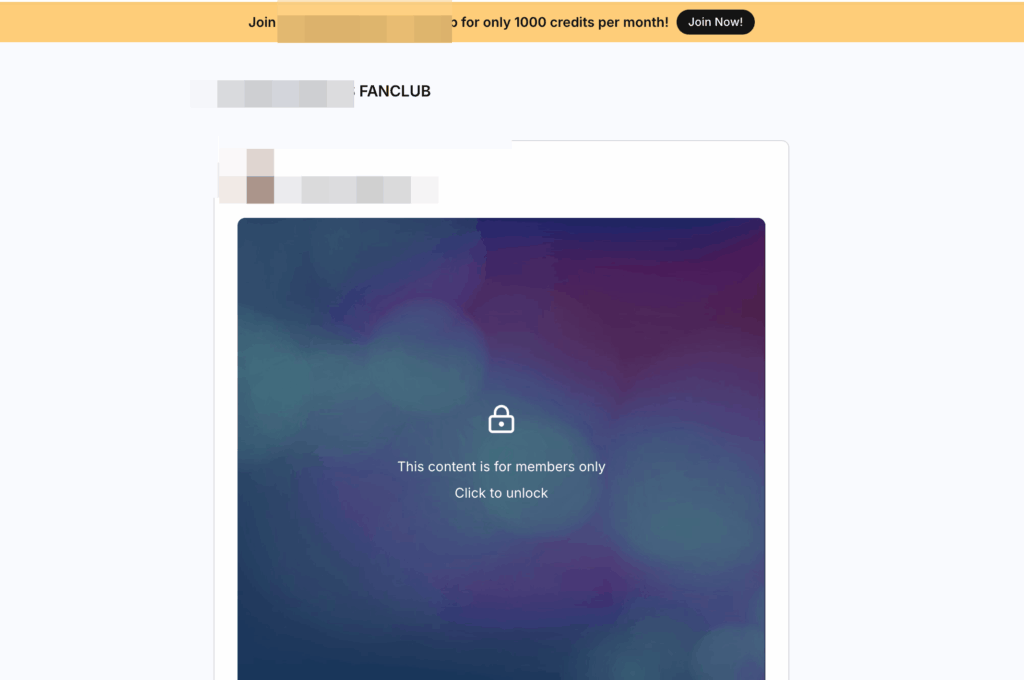 メンバー限定特典