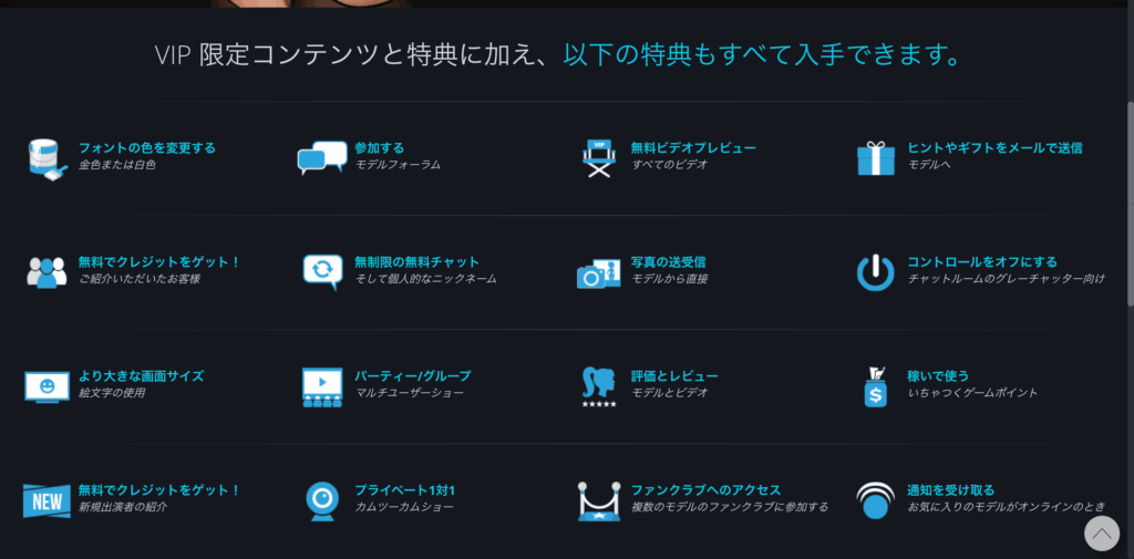 VIP会員特典