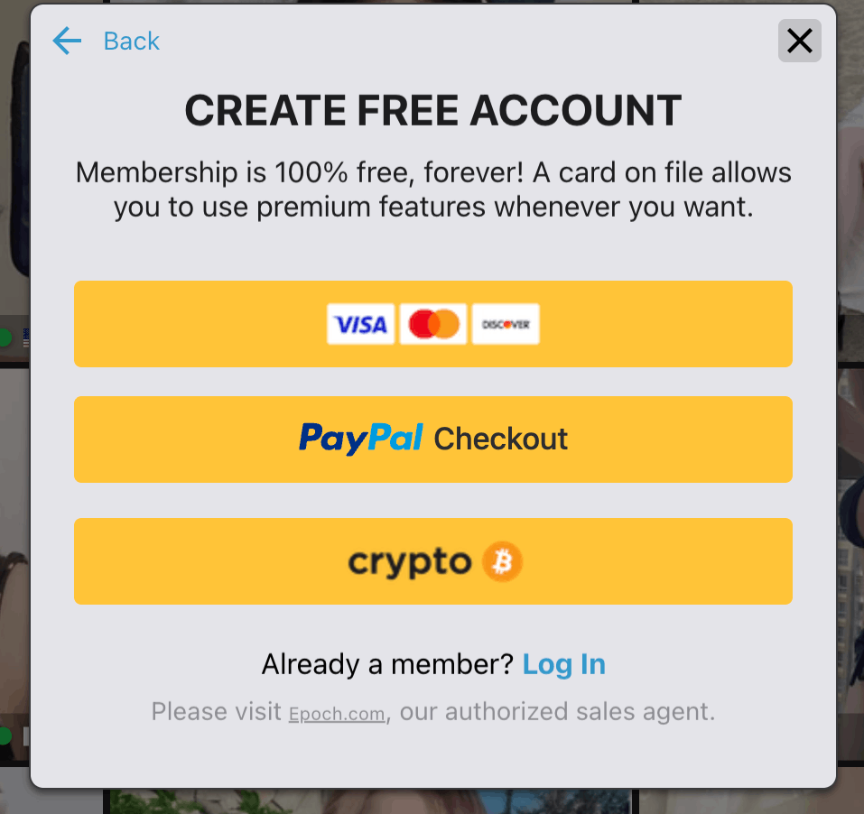 クレジットカード登録
