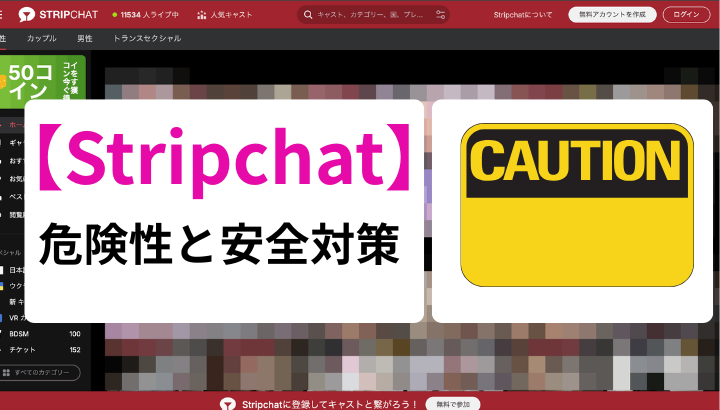Stripchat 危険性と安全対策